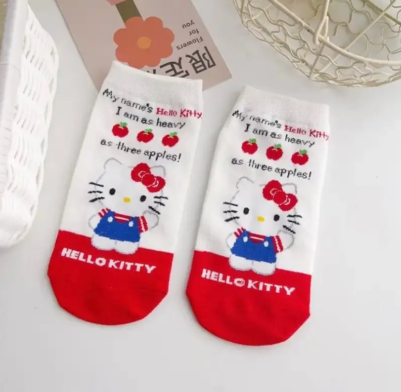 Medias Hello Kitty Rojas