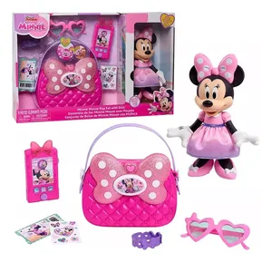 Minnie Mouse Con Bolso Y Accesorios Color Rosa