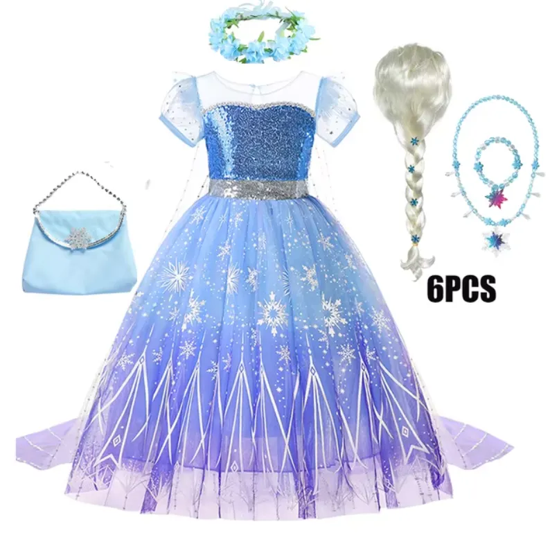 T. 140 - Disfraz De Elsa - Frozen Disney