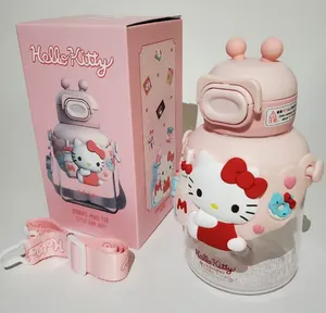 Termo De Hello Kitty Transparente 700mL