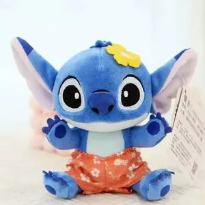 Peluche De Stitch Con Floresita Amarilla