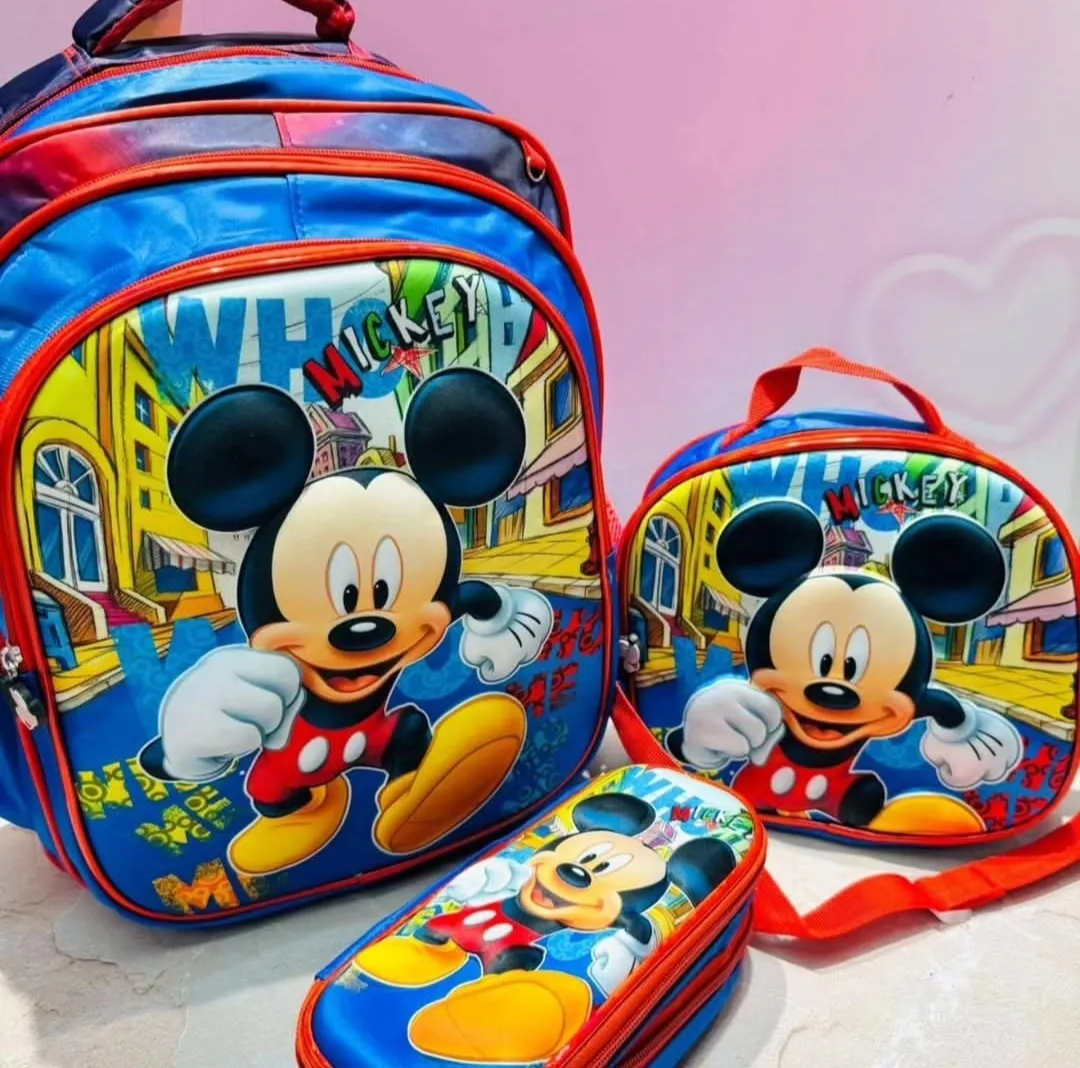 Morral De Mickey Mouse x3