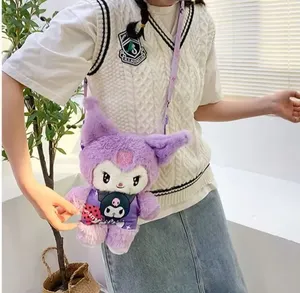 Bolso De Peluche Manos Libres - Kuromi