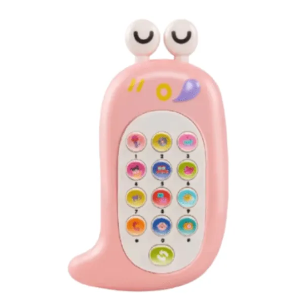 Telefono De Juguete Para Bebe Rosado