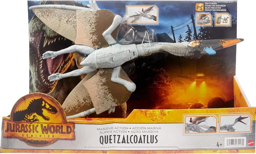 Mattel Jurassic World Dominion - Dinosaurio Quetzalcoatlus 