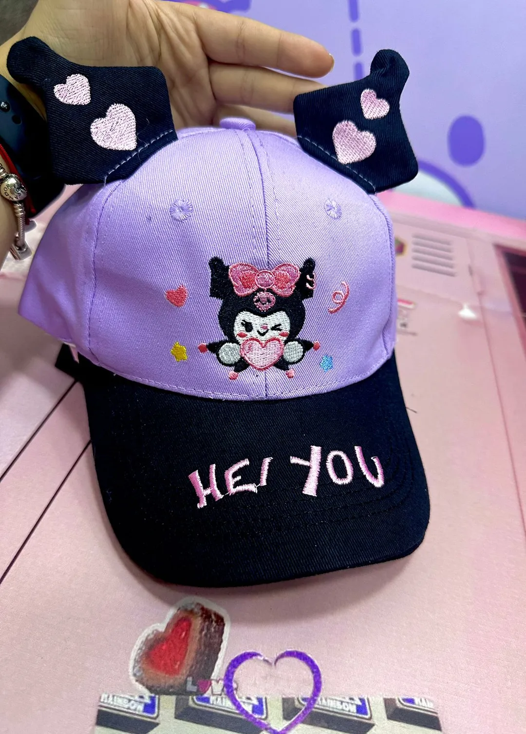 Gorra Sanrio - Kuromi Morada