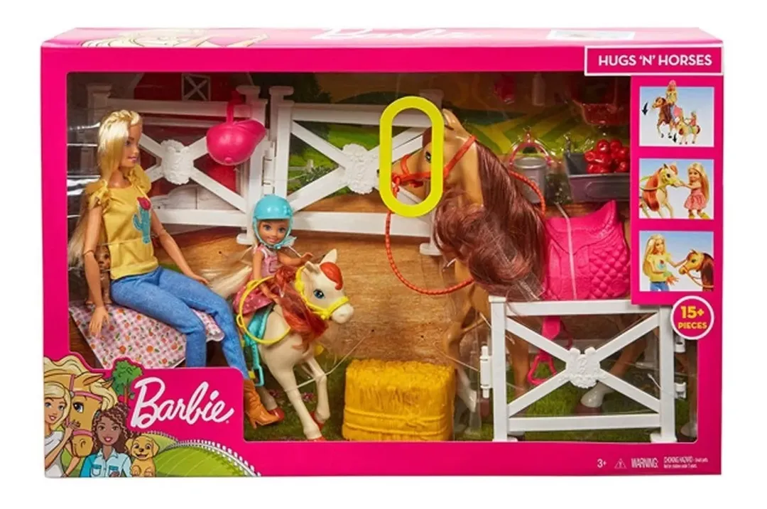 Barbie Abraza Caballos Playset