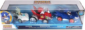 Sonic The Hedgehog - Set De Carros x3