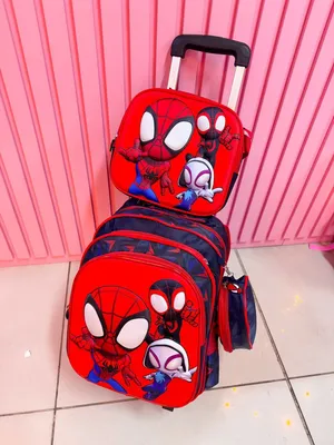 Morral De Spiderman Con Ruedas