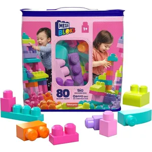 Mega Blocks Rosado - 80 Piezas