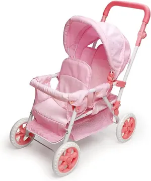 Coche Doble Bagler Rosado