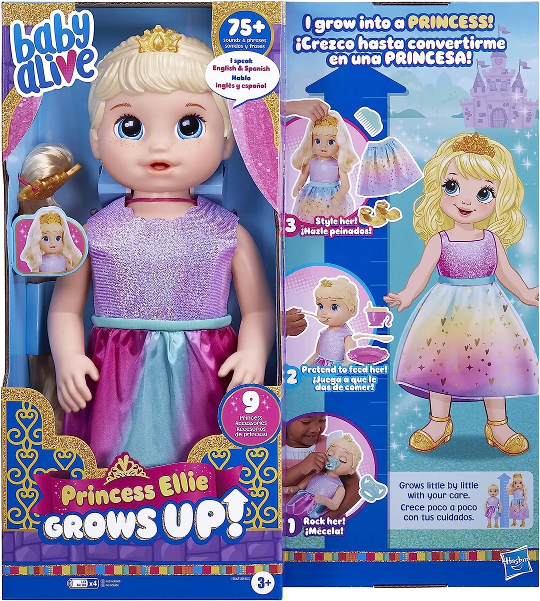  Baby Alive  Grows Up - Princesa Ellie Rubia