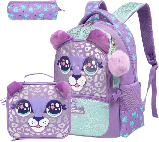 Morral, Cartuchera Y Lonchera Geopardo