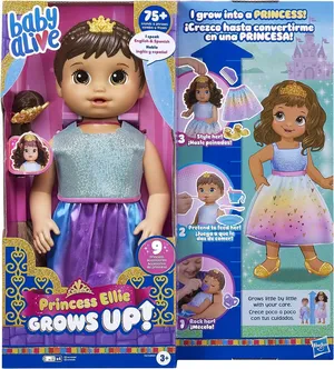  Baby Alive Grows Up - Princesa Ellie Castaña