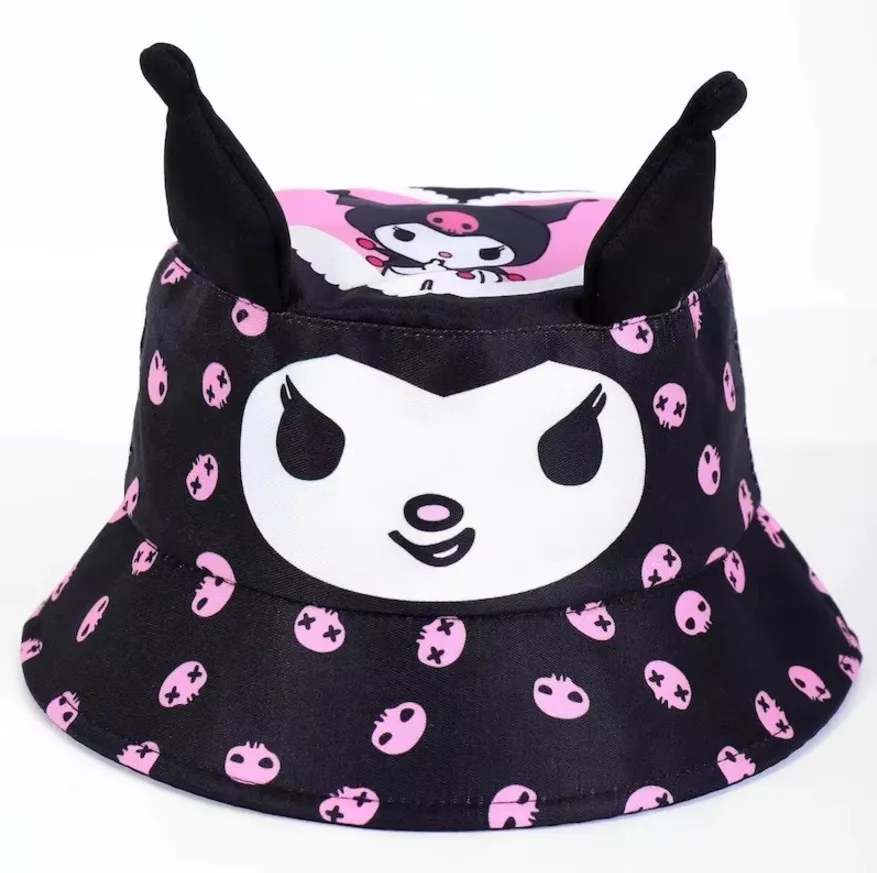 Gorro De Kuromi Negro Con Orejitas