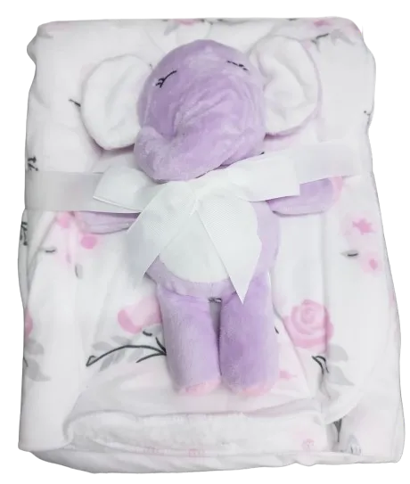 Cobijita Para Bebe Anti-Alergia (Elefante) Cobija 