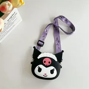 Bolso De Silicona De Kuromi Negro