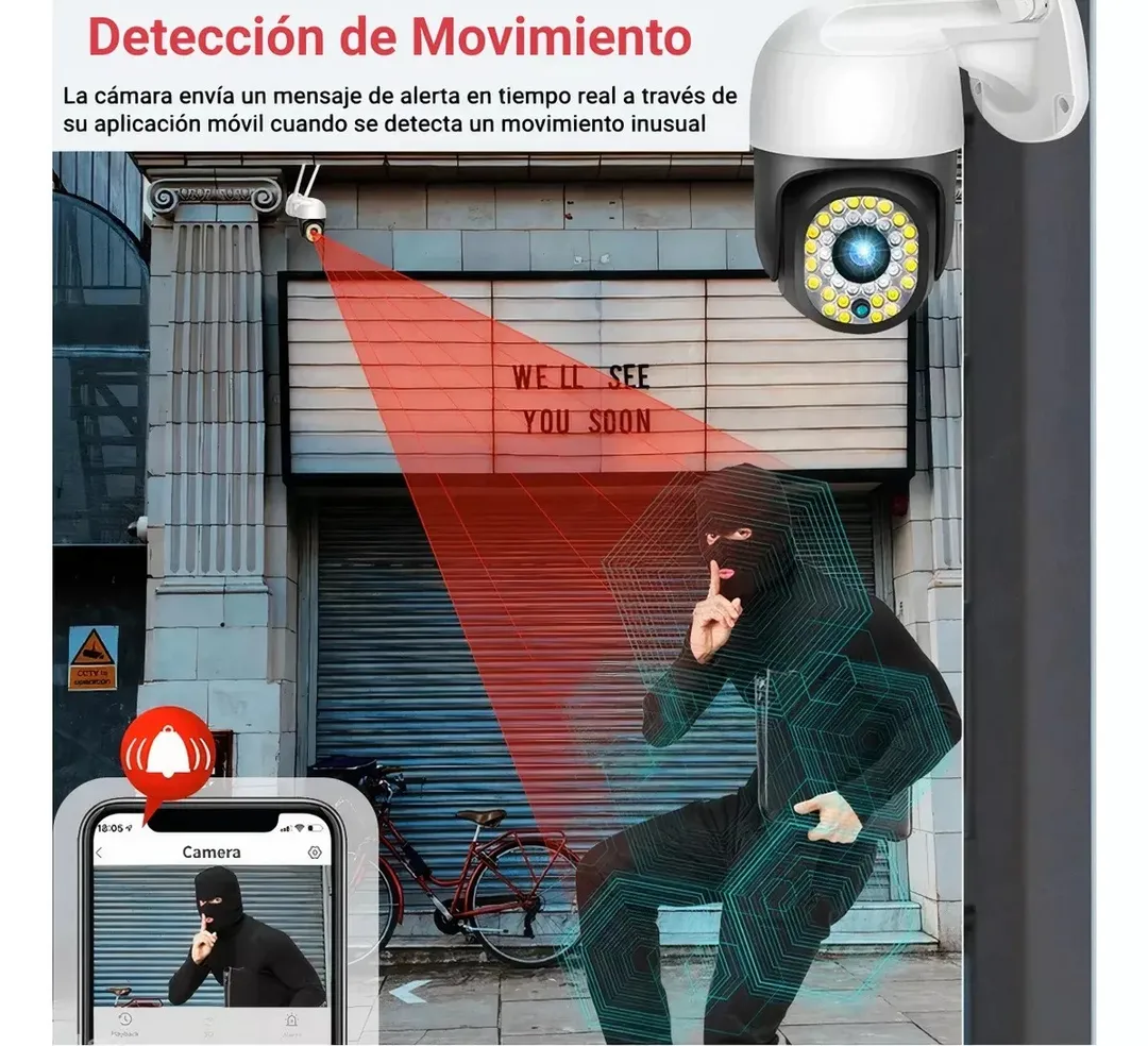 CAMARA IP DE SEGURIDAD VIGILANCIA EXTERI