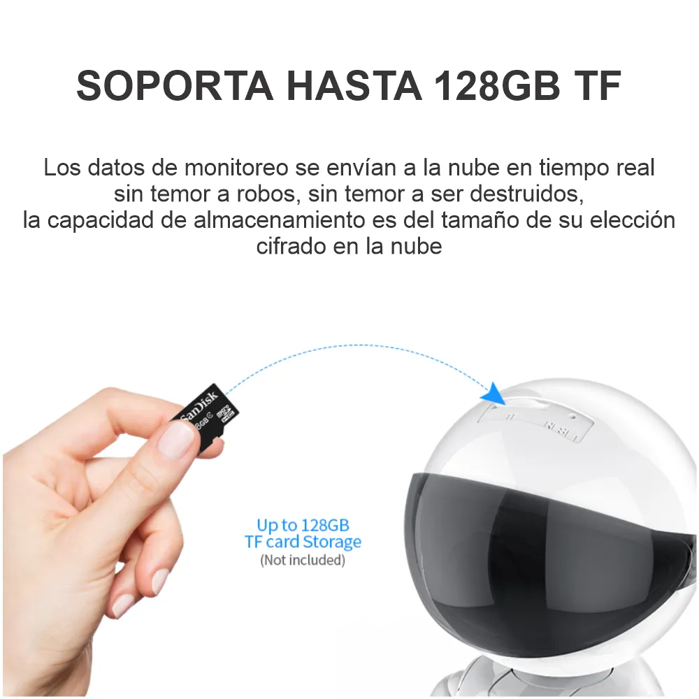 CAMARA DE SEGURIDAD WIFI ROBOT 