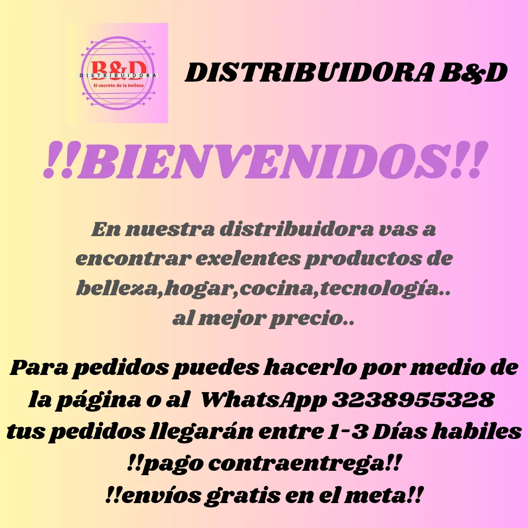 AA DISTRIBUIDORA B&D    BIENVENIDOS