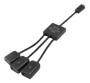 Adaptador OTG Micro USB 3 en 1
