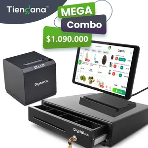 Digital POS - Combo + Sistema POS + Tablet 8" + Impresora 58mm + Cajón Monedero + OTG