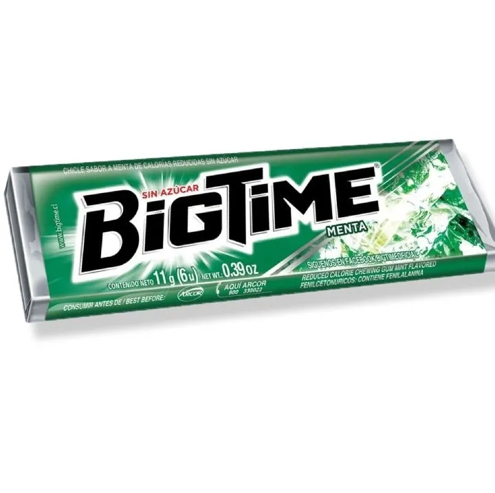 Chicle Bigtime Menta