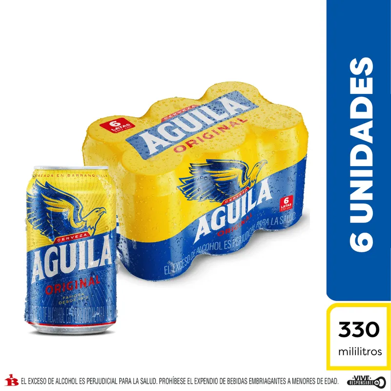 Águila original 330ml sixpack