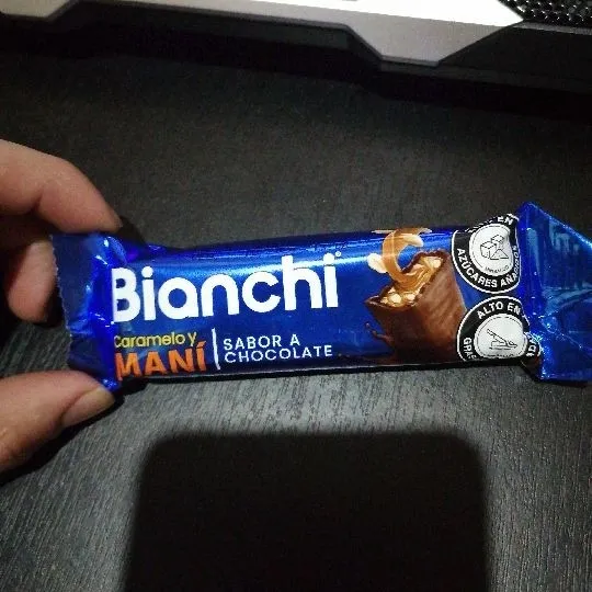 BIANCHI CARAMELO Y MANI 40g