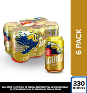 Águila Light 330lm sixpack