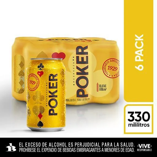 POKER 330ml sixpack