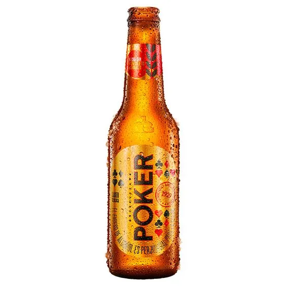 Poker vidrio 330ml