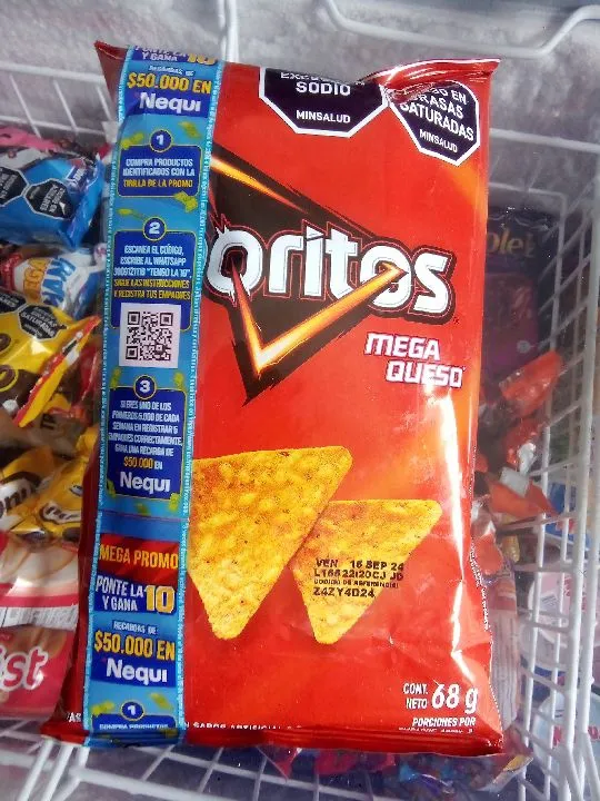 DORITOS mega queso 68g