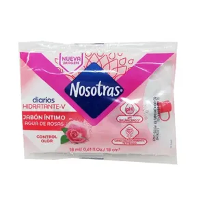 Jabon intimo nosotras agua de rosas x 1 sachets 18ml