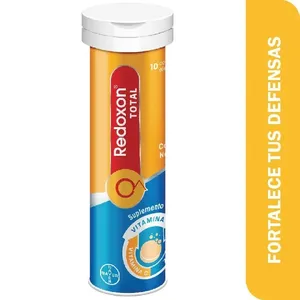 Redoxon total frasco x 10 tableta efervecente