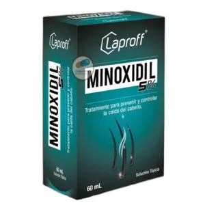 Minoxidil Solucion Tópica 5% Frasco 60ml laproff