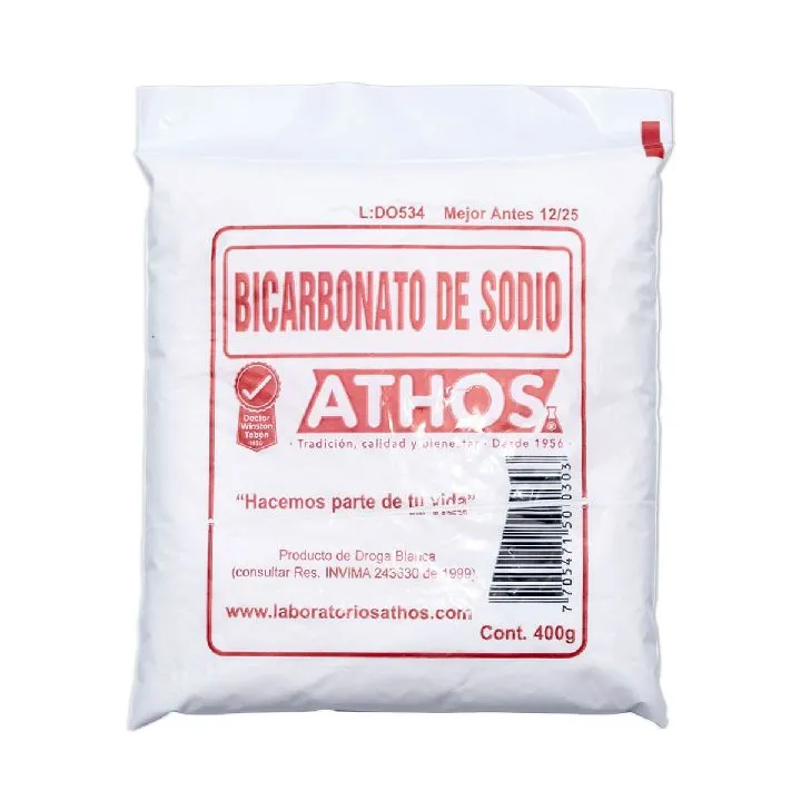 Bicarbonato De Sodio x 400g  Athos