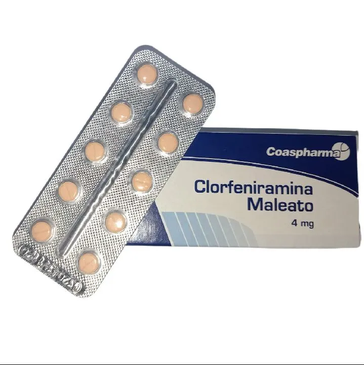 Clorfeniramina 4mg Blíster  x 10  Tab Coaspharma