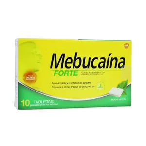 Mebucaina Forte Blister x 10 Tabletas