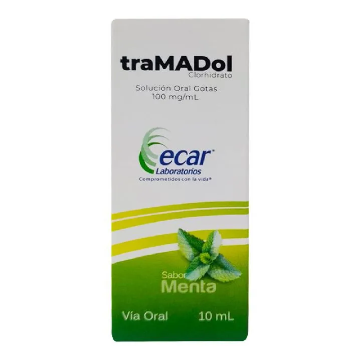 Tramadol100mg Ecar Gotas 10ml