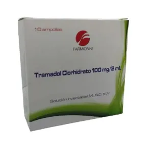 Tramadol Clorhidrato 100mg/2ml Caja x 10 Farmioni