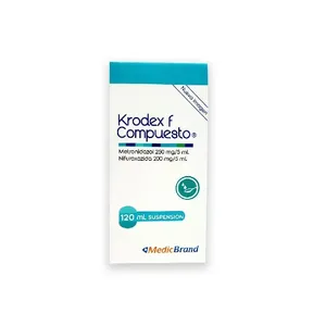 Krodex f compuesto suspensión oral 120ml