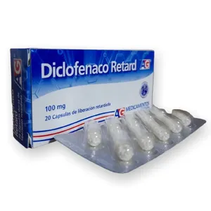 Diclofenaco Retard  AG Blíster x 10 capsulas