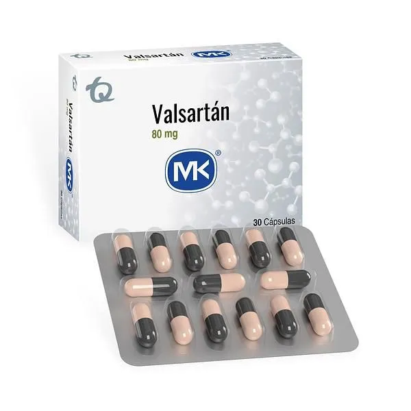 Valsartan 80mg MK Blíster x 15 Capsulas