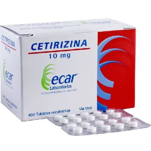 Cetirizina 10mg ECAR Blíster x 10