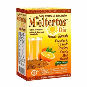 Mieltertos Día panela/Naranja x 6 Sobre