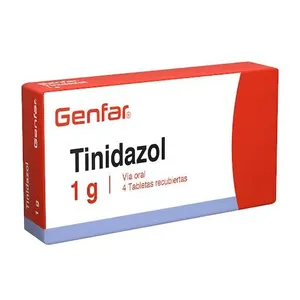 Tinidazol 1g Caja x 4 Tabletas Genfar