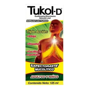 Tukol -D Jarabe Adulto y Niños x 125ML