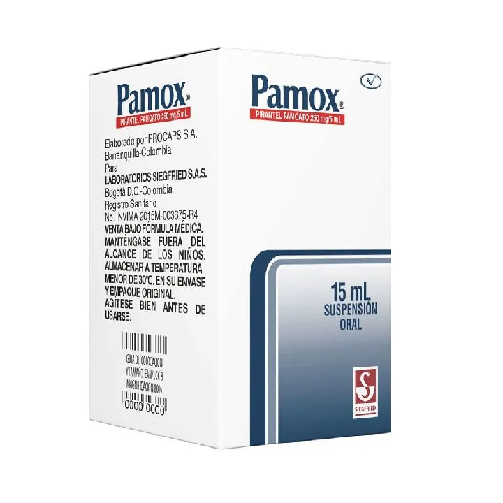 Pamox Pamoato Pirantel Susp 15ml