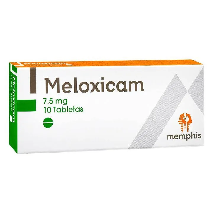 Meloxican 7.5mg Caja x 10 Tab Memphis